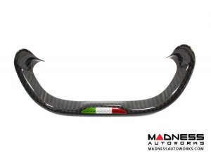 Alfa Romeo 4C Steering Wheel Trim - Carbon Fiber - Steering Wheel Badge - Italian Theme Alfa Romeo 4C Steering Wheel Trim - Carbon Fiber - Steering Wheel Badge - Italian Theme